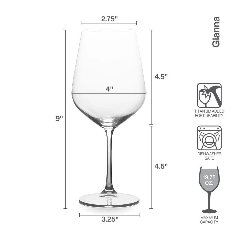 Coupon 🎉 Mikasa® Gianna Ombre Smoke Set of 4 Red Wine Glasses ⭐ 6 Coupon 🎉 Mikasa® Gianna Ombre Smoke Set of 4 Red Wine Glasses ⭐ - Image 4