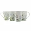 Brand new ⭐ Mikasa® Tivoli Garden Set of 4 Mugs ⌛ -Hot Sale barware Store 5280342 Mikasa TivoliGarden S4 Mugs Silo Stacked