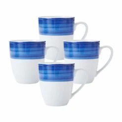 Deals 😉 Gourmet Basics® Madison Set of 4 Mugs 🔔