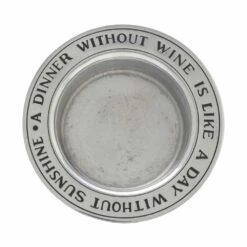 Hot Sale 🔥 Wilton Armetale® A Dinner Without Wine Bottle Coaster 🔥