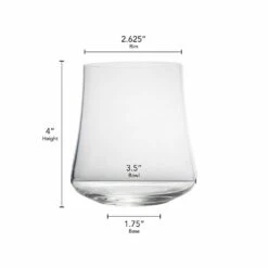 Hot Sale 👍 Mikasa® Aline Set of 4 Double Old Fashioned Whiskey Glasses 🎉 -Hot Sale barware Store aline set of 4 double old fashioned whiskey glasses 5287910 4
