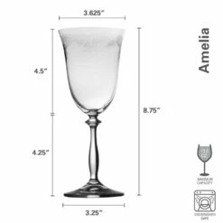 Discount 🧨 Mikasa® Amelia Set of 4 Red Wine Glasses ✔️ -Hot Sale barware Store amelia set of 4 red wine glasses 5282430 8