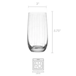 New ❤️ Mikasa® Berlin Set of 4 Highball Glasses 🛒 -Hot Sale barware Store berlin set of 4 highball glasses 5282103 4