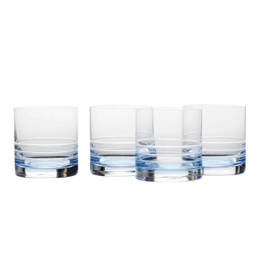 Best Pirce ❤️ Mikasa® Cal Blue Ombre Set of 4 Double Old Fashioned Whiskey Glasses ❤️ 5 Best Pirce ❤️ Mikasa® Cal Blue Ombre Set of 4 Double Old Fashioned Whiskey Glasses ❤️ - Image 3