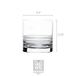 Budget ✨ Mikasa® Cal Set of 4 Double Old-Fashioned Whiskey Glasses 👏 -Hot Sale barware Store cal set of 4 double old fashioned glasses 5282121 3