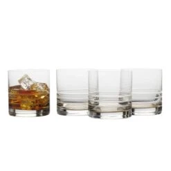 Cheapest ❤️ Mikasa® Cal Smoke Ombre Set of 4 Double Old Fashioned Whiskey Glasses 🤩