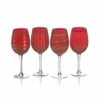 Brand new 🔔 Mikasa® Cheers® Ruby Set of 4 Wine Glasses ⭐ -Hot Sale barware Store cheers ruby set of 4 wine glasses 5072026 1