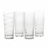 New 💯 Mikasa® Cheers® Set of 4 Highball Glasses ✔️ -Hot Sale barware Store cheers set of 4 highball glasses SW910 412 1