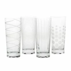 New 💯 Mikasa® Cheers® Set of 4 Highball Glasses ✔️