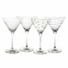 Cheapest 👏 Mikasa® Cheers® Set of 4 Martini Glasses 🔥 -Hot Sale barware Store cheers set of 4 martini glasses SW910 417 1