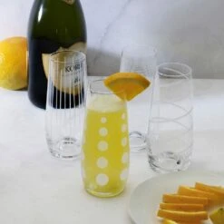 Flash Sale ✨ Mikasa® Cheers® Set of 4 Stemless Flute Glasses 💯 8 Flash Sale ✨ Mikasa® Cheers® Set of 4 Stemless Flute Glasses 💯 -Hot Sale barware Store cheers set of 4 stemless flute glasses 5217587 3