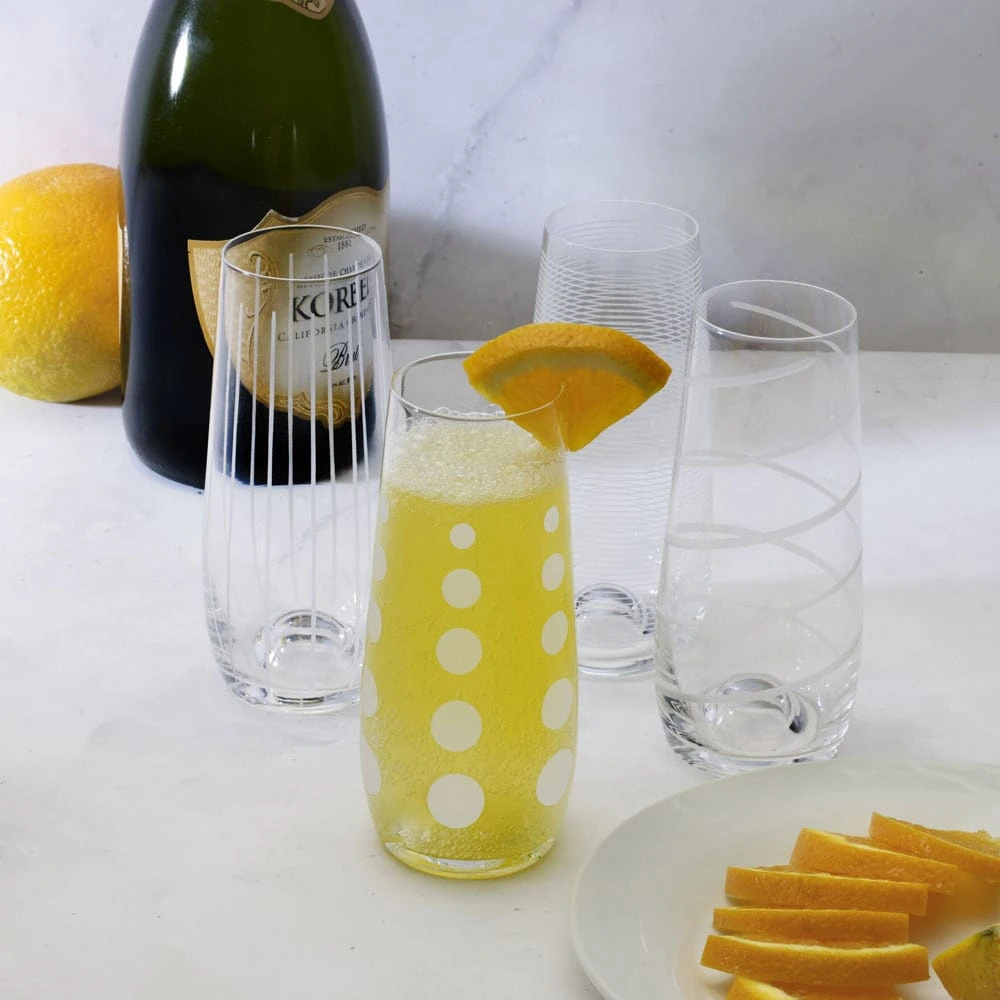 Flash Sale ✨ Mikasa® Cheers® Set of 4 Stemless Flute Glasses 💯 5 Flash Sale ✨ Mikasa® Cheers® Set of 4 Stemless Flute Glasses 💯 - Image 3