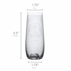 Flash Sale ✨ Mikasa® Cheers® Set of 4 Stemless Flute Glasses 💯 9 Flash Sale ✨ Mikasa® Cheers® Set of 4 Stemless Flute Glasses 💯 -Hot Sale barware Store cheers set of 4 stemless flute glasses 5217587 4