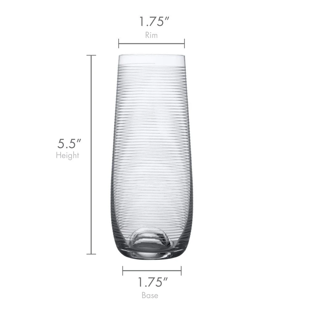 Flash Sale ✨ Mikasa® Cheers® Set of 4 Stemless Flute Glasses 💯 6 Flash Sale ✨ Mikasa® Cheers® Set of 4 Stemless Flute Glasses 💯 - Image 4