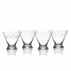 Coupon 🎁 Mikasa® Cheers® Set of 4 Stemless Martini Glasses ✔️