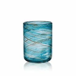 Buy ⭐ Mikasa® Color Swirl Set of 4 Double Old Fashioned Glasses ❤️ -Hot Sale barware Store color swirl set of 4 double old fashioned glasses 5294209 4