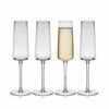 Promo 🎁 Mikasa® Cora Set of 4 Flute Glasses 🥰