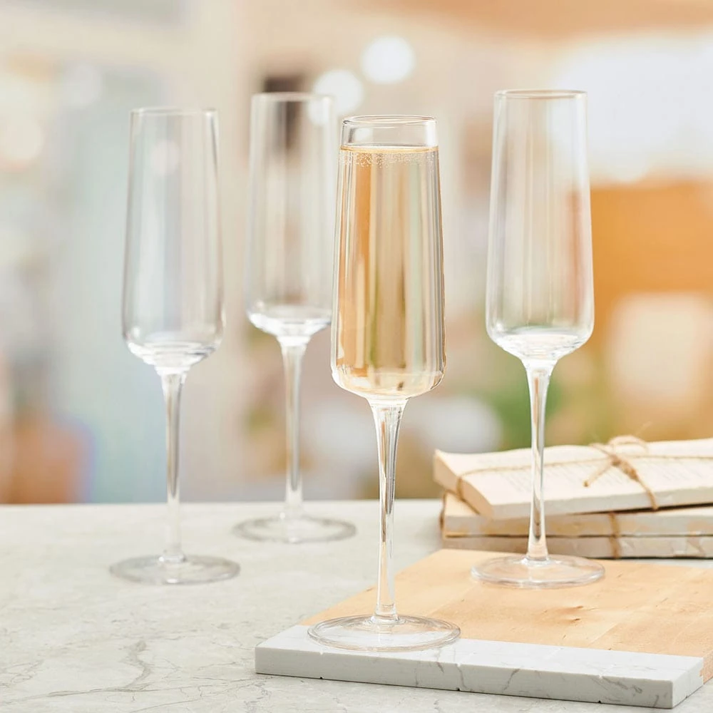 Promo 🎁 Mikasa® Cora Set of 4 Flute Glasses 🥰 4 Promo 🎁 Mikasa® Cora Set of 4 Flute Glasses 🥰 - Image 2