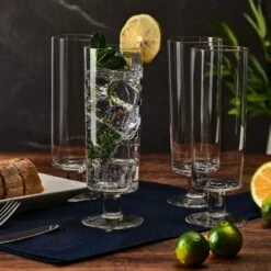 Flash Sale ⭐ Mikasa® Craft Cocktail Set of 4 Spritzer Glasses ✔️ -Hot Sale barware Store craft set of 4 spritzer glasses 5294048 3