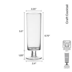 Flash Sale ⭐ Mikasa® Craft Cocktail Set of 4 Spritzer Glasses ✔️ -Hot Sale barware Store craft set of 4 spritzer glasses 5294048 5