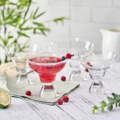 Budget 💯 Mikasa® Craft Cocktail Set of 4 Stemless Margarita Glasses ⌛ -Hot Sale barware Store craft set of 4 stemless margarita glasses 5294050 3