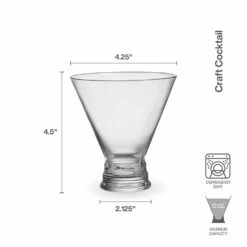 Coupon 🛒 Mikasa® Craft Cocktail Set of 4 Stemless Martini Glasses ⭐ 12 Coupon 🛒 Mikasa® Craft Cocktail Set of 4 Stemless Martini Glasses ⭐ -Hot Sale barware Store craft set of 4 stemless martini glasses 5294049 5