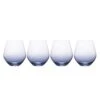 New 🤩 Mikasa® Gianna Ombre Blue Set of 4 Stemless Wine Glasses 🎁 -Hot Sale barware Store gianna ombre blue set of 4 stemless wine glasses 5282068 1