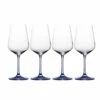 Best deal 🎁 Mikasa® Gianna Ombre Blue Set of 4 White Wine Glasses 🌟 -Hot Sale barware Store gianna ombre blue set of 4 white wine glasses 5282055 1