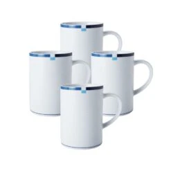 Top 10 ✔️ Mikasa® Jet Set Blue Set of 4 Mugs ✨