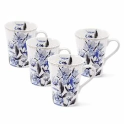 Best Sale 🎁 Mikasa® Kaia Platinum Set of 4 Mugs 👍