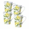Outlet 🔔 Mikasa® Lemons Set of 4 Mugs 💯