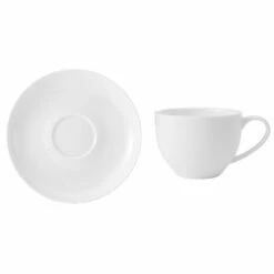 New 😉 Mikasa® Lucerne White Tea Cup and Saucer ⌛ 10 New 😉 Mikasa® Lucerne White Tea Cup and Saucer ⌛ -Hot Sale barware Store lucerne white tea cup and saucer 5292752 2