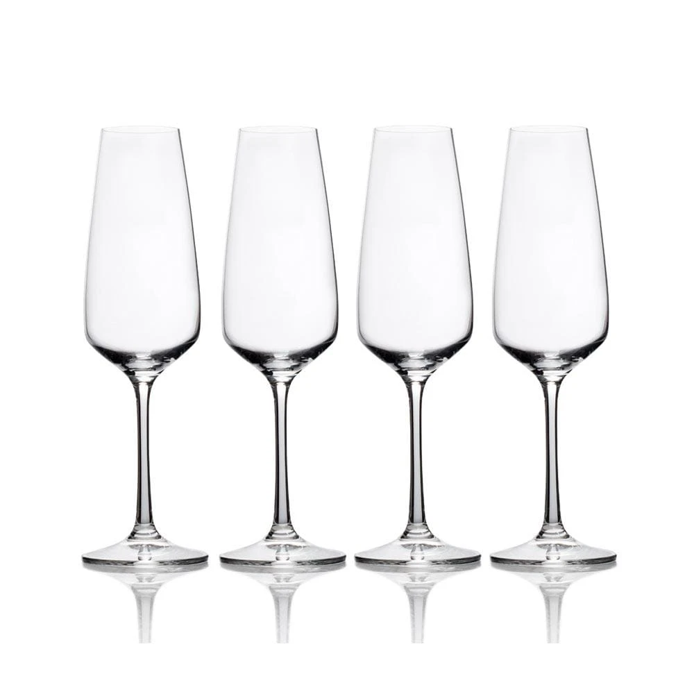 Deals 😀 Mikasa® Melody Set of 4 Champagne Flute Glasses 😍 5 Deals 😀 Mikasa® Melody Set of 4 Champagne Flute Glasses 😍 - Image 3