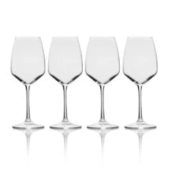 Flash Sale 👍 Mikasa® Melody Set of 4 White Wine Glasses 🎁 -Hot Sale barware Store melody set of 4 white wine glasses 5275783 3
