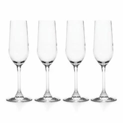 Hot Sale ❤️ Mikasa® Napoli Set of 4 Flute Glasses 😉