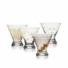 Brand new ❤️ Mikasa® Party Set of 4 Stemless Martini Glasses 🌟 -Hot Sale barware Store party set of 4 stemless martini glasses 5294202 1