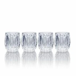Flash Sale ✨ Mikasa® Saxon Set of 4 Double Old Fashioned Whiskey Glasses 😉