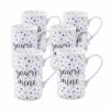 Best Sale 😉 Mikasa® Set of 6 Confetti Youre Mine Mugs ⭐ 2 Best Sale 😉 Mikasa® Set of 6 Confetti Youre Mine Mugs ⭐ -Hot Sale barware Store set of 6 confetti youre mine mugs 5203341K 1