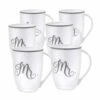 Outlet ❤️ Mikasa® Set of 6 Mr Platinum Mugs ⭐ -Hot Sale barware Store set of 6 mr platinum mugs 5203336K 1
