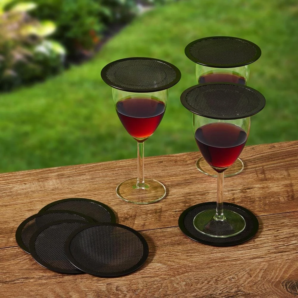 Discount ⭐ Gourmet Basics® Set of 8 Drink Covers and Coasters 🔔 4 Discount ⭐ Gourmet Basics® Set of 8 Drink Covers and Coasters 🔔 - Image 2